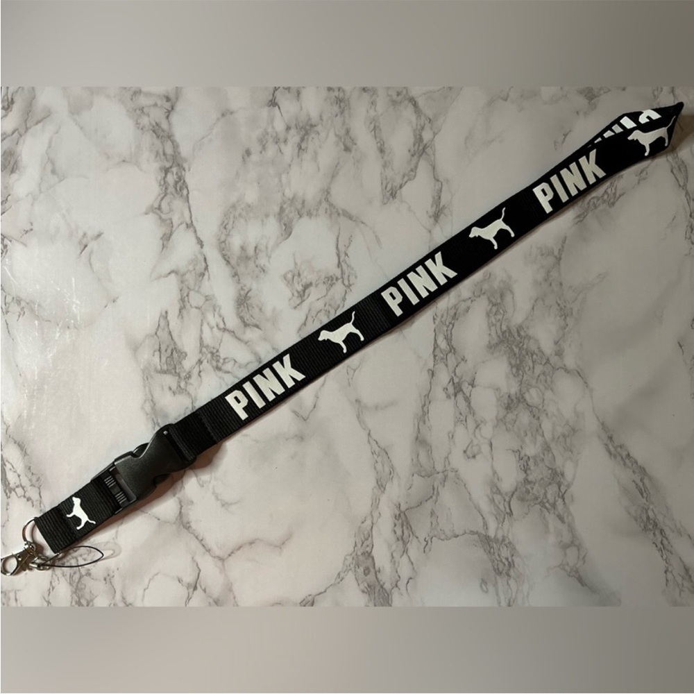 Pink Victoria’s secret’s lanyard